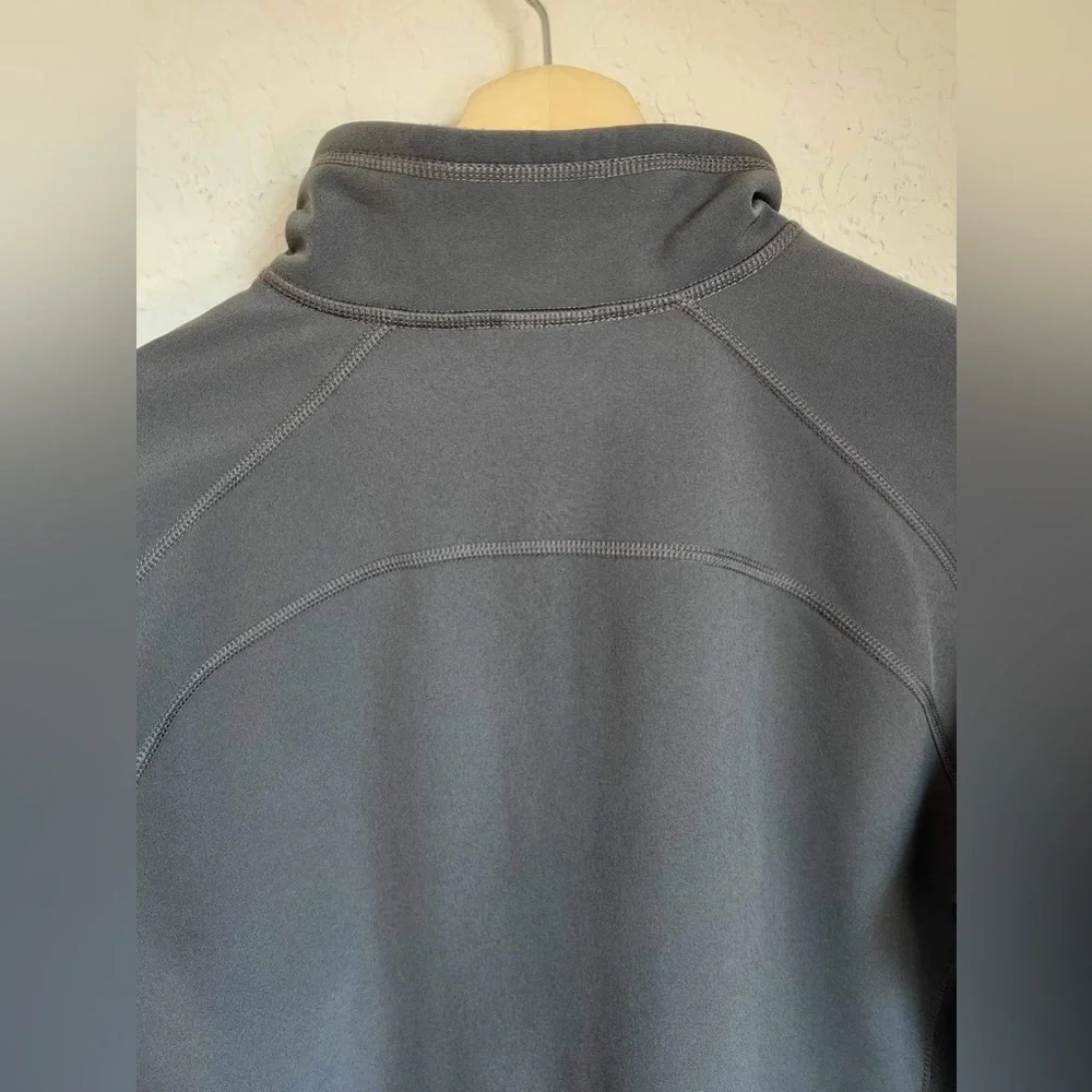 The North Face Men's‎ Medium Black 1/4 Zip Pullover Fleece Lined Chest Pocket